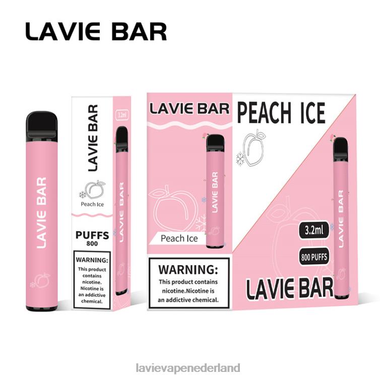 perzik ijs LAVIE BAR 800 trekjes Z8D00314 | Lavie Vape Prijs